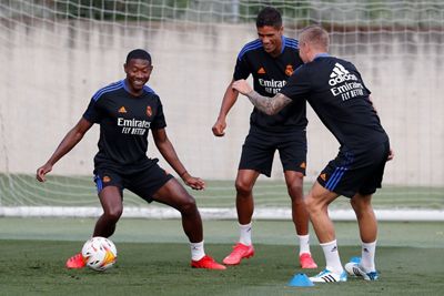 entrenamiento del real madrid