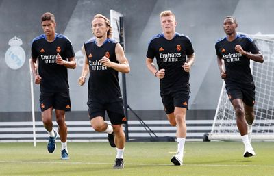 entrenamiento del real madrid