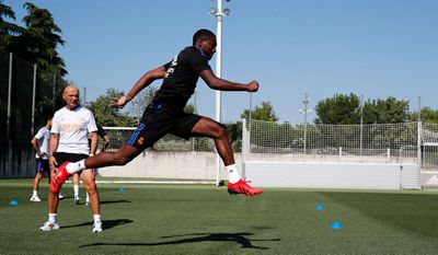 entrenamiento del real madrid