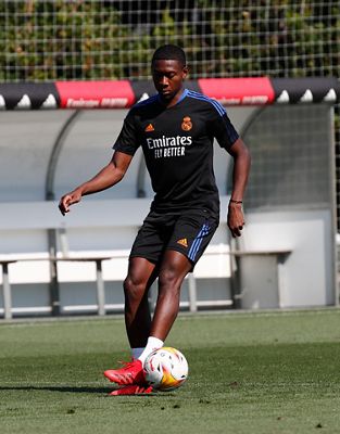entrenamiento del real madrid