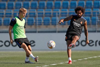 entrenamiento del real madrid
