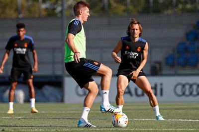 entrenamiento del real madrid