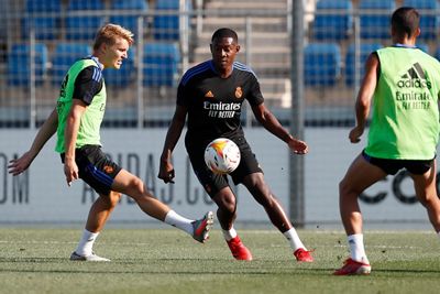 entrenamiento del real madrid