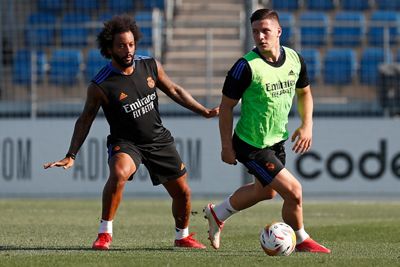 entrenamiento del real madrid