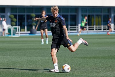 entrenamiento del real madrid