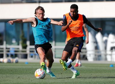 entrenamiento del real madrid