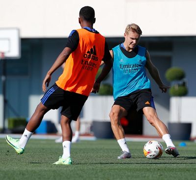 entrenamiento del real madrid