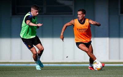 entrenamiento del real madrid