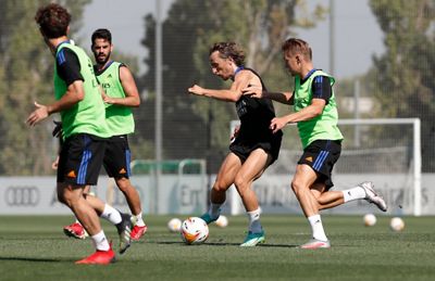 entrenamiento del real madrid