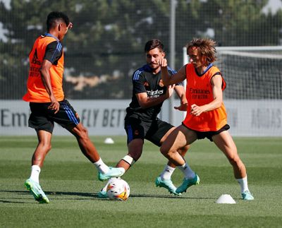 entrenamiento del real madrid