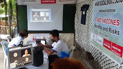 El programa de voluntariado de la Fundación Mapfre, con las escuelas de la Fundación en Filipinas