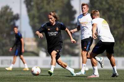 entrenamiento del real madrid