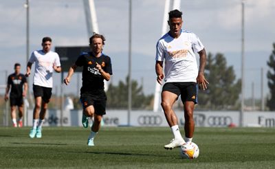 entrenamiento del real madrid