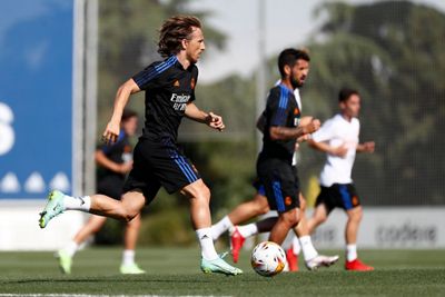 entrenamiento del real madrid