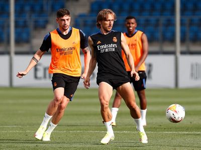 entrenamiento del real madrid