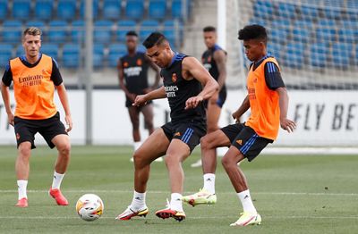 entrenamiento del real madrid