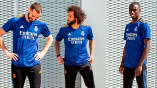 El Real Madrid y adidas presentan la segunda camiseta de la temporada 2021-22