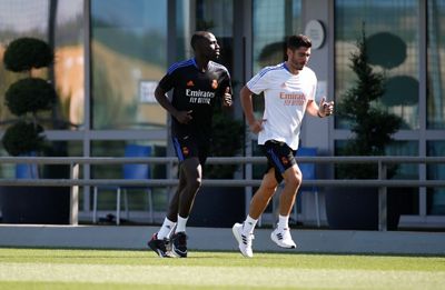 entrenamiento del real madrid