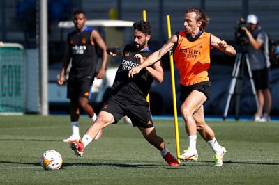 entrenamiento del real madrid