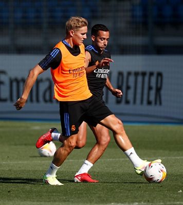 entrenamiento del real madrid