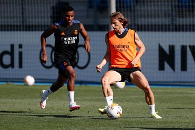 entrenamiento del real madrid
