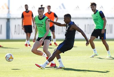 entrenamiento del real madrid