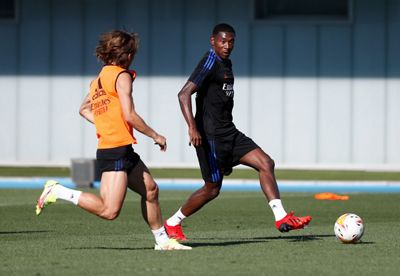 entrenamiento del real madrid