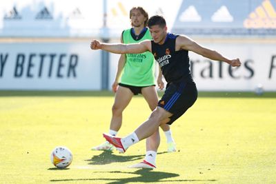 entrenamiento del real madrid
