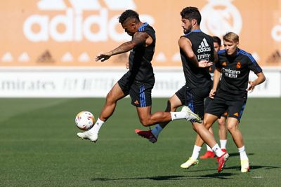 entrenamiento del real madrid