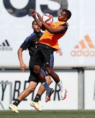 entrenamiento del real madrid