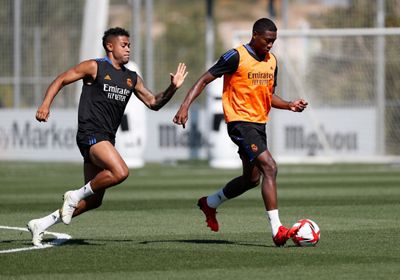 entrenamiento del real madrid