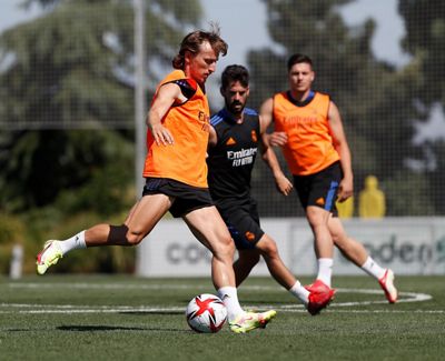 entrenamiento del real madrid