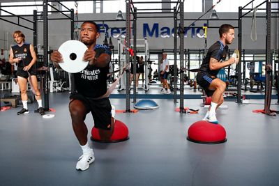 entrenamiento del real madrid