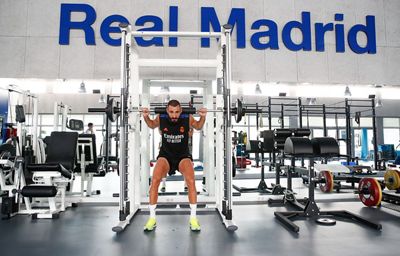 entrenamiento del real madrid