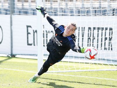 entrenamiento del real madrid