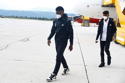 llegada del real madrid a klagenfurt