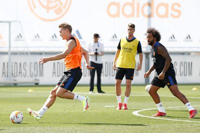 entrenamiento del real madrid