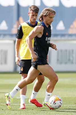 entrenamiento del real madrid