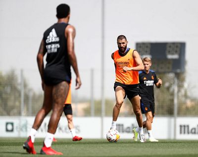 entrenamiento del real madrid