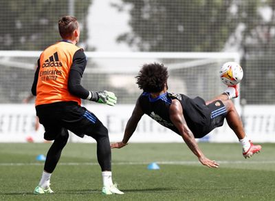 entrenamiento del real madrid