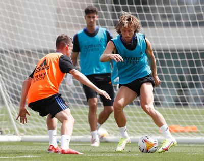 entrenamiento del real madrid