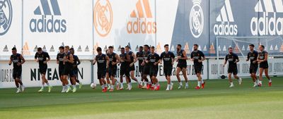 entrenamiento del real madrid