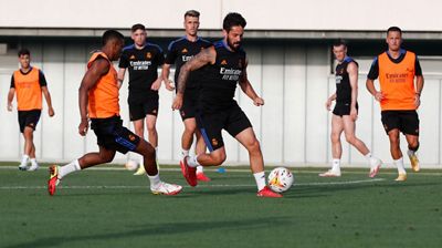 entrenamiento del real madrid