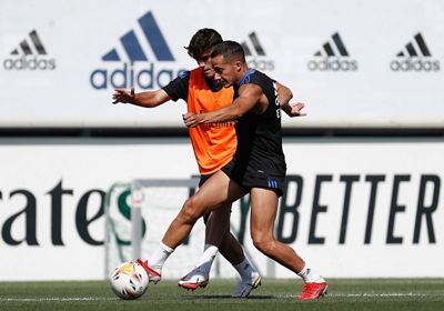 entrenamiento del real madrid