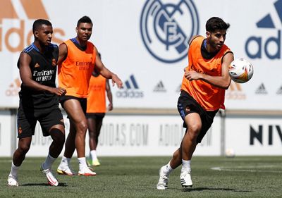 entrenamiento del real madrid