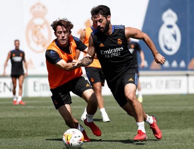 entrenamiento del real madrid