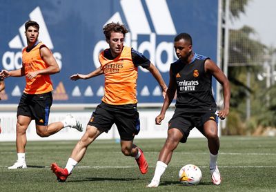 entrenamiento del real madrid