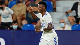 Vinicius Jr., tres goles en dos partidos