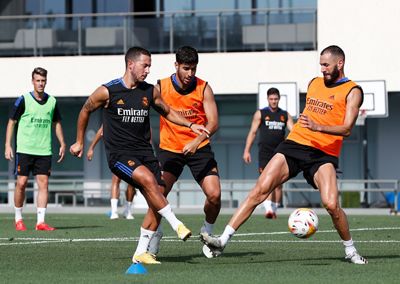 entrenamiento del real madrid