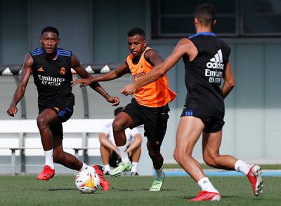entrenamiento del real madrid